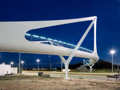 Fiets- en voetgangersbrug, Knokke