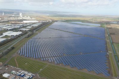 Photo : British solar renewables